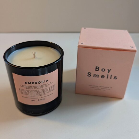 Boy Smells Other - Boy Smells AMBROSIA Candle NEW IN BOX NIB Floral Citrus Woody 50 hour burn time